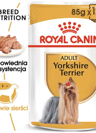 Royal Canin Yorkshire Terrier Adult karma mokra - pasztet, dla psów dorosłych rasy yorkshire terrier saszetka 85g