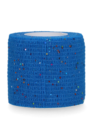 Excellent Animal Glitter Bandage Profi 5 cm - Blauw