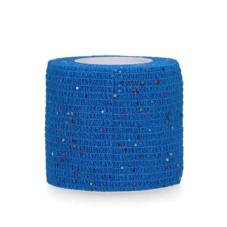 Excellent Animal Glitter Bandage Profi 5 cm - Blauw