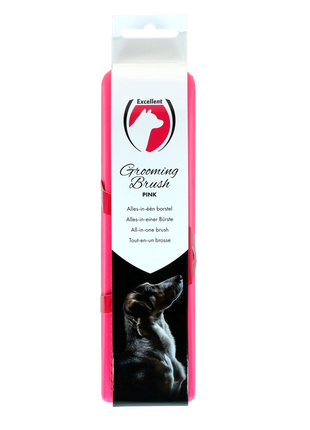 Excellent Pets Grooming Brush Medium Roze