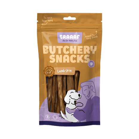 Braaaf Butchery Snacks Lamshuid 100 g