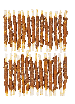 Braaaf Rawhide Roll Sticks Eend - 30 st.