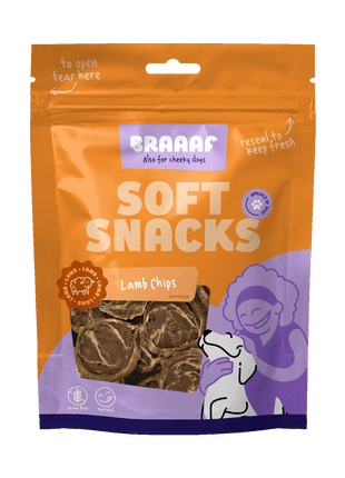 Braaaf Soft Snack Chips - Lam & Vis