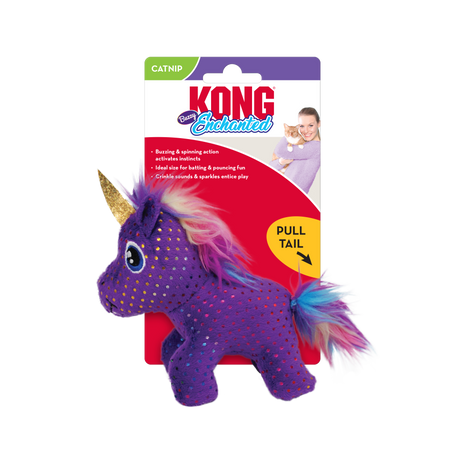 KONG Cat Enchanted Buzzy Unicorn
