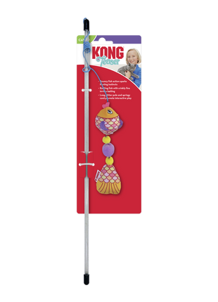 KONG Teaser Scrattles Fish Assorted