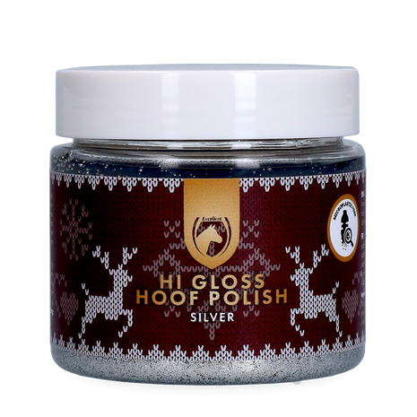 Excellent Horse Christmas Hi Gloss Hoof Polish Zilver 150 ml