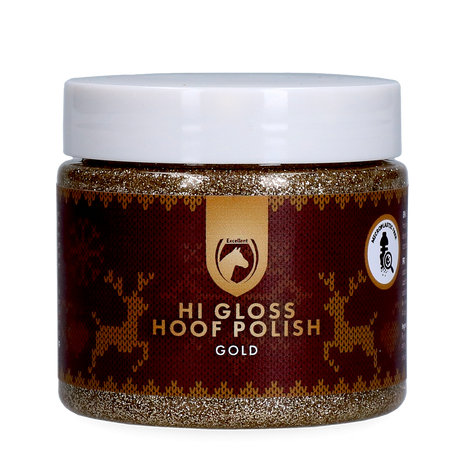 Excellent Horse Christmas Hi Gloss Hoof Polish Goud 150 ml