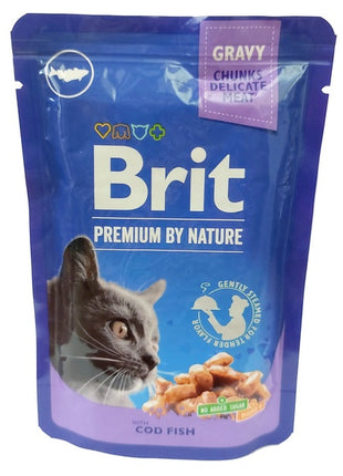 Brit Premium Cat Adult COD Fish Dorsz saszetka 100g