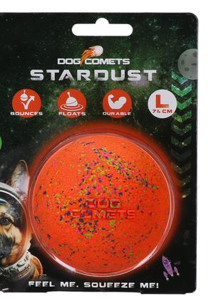 Dog Comets Stardust Oranje