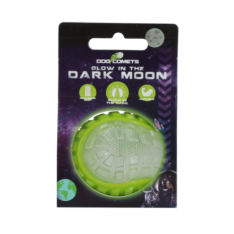 Dog Comets Glow In The Dark Moon Bal Groen