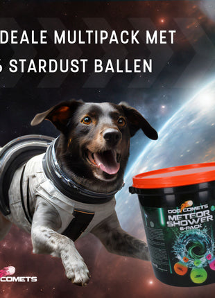 Dog Comets Meteor Shower (Emmer met 6 M Stardust ballen)