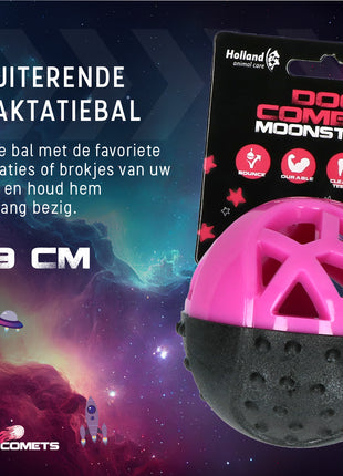 Dog Comets Moonstone Traktatiebal Roze
