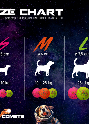 Dog Comets Stardust Groen S