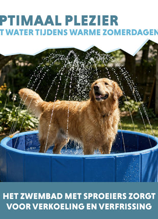 Coolpets Splash Sprinkler Pool