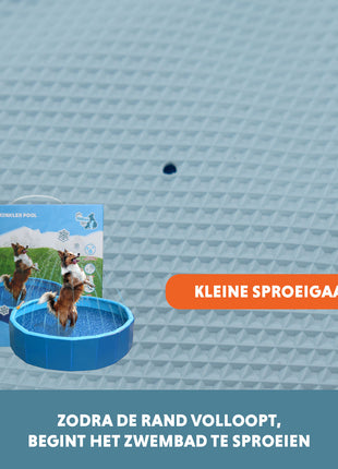 Coolpets Splash Sprinkler Pool