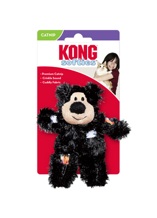 KONG Cat Softies Patchwork Bear