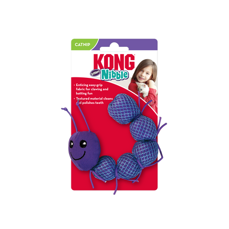 KONG Cat Nibble Critters Catnipillar