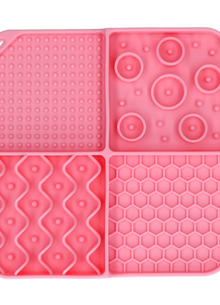 Eat Slow Live Longer Lick Mat Dimensions Rectangle Roze