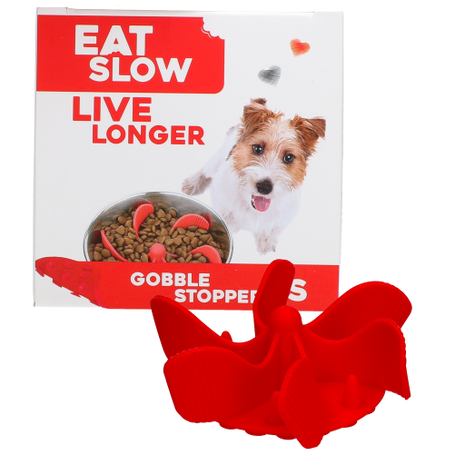 Eat Slow Live Longer Gobble Stopper Rood