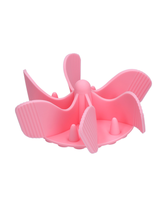 Eat Slow Live Longer Gobble Stopper Roze