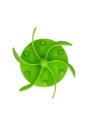 Eat Slow Live Longer Gobble Stopper Groen