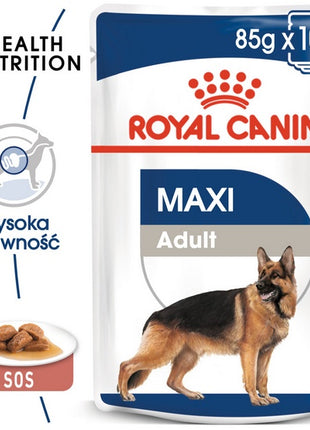 Royal Canin Maxi Adult karma mokra w sosie dla psów dorosłych, do 5 roku życia, ras dużych saszetka 140g