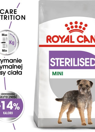 Royal Canin Mini Sterilised karma sucha dla psów dorosłych, ras małych, sterylizowanych 1kg