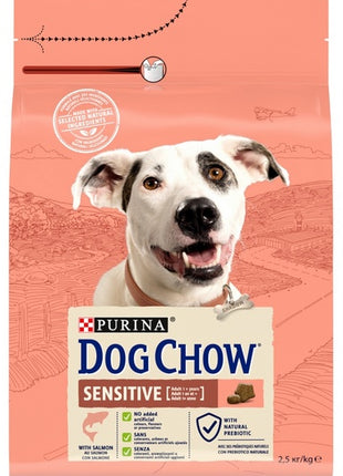 Purina Dog Chow Adult Sensitive Łosoś 2,5kg (2+0,5kg gratis)