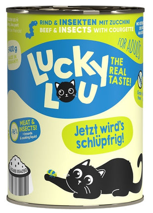 Lucky Lou Lifestage Adult Wołowina i owady puszka 400g