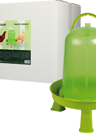 Gaun Pluimvee Drinktoren op Pootjes Limoengroen