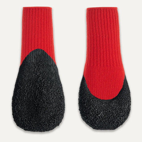 Goo-eez Dog Boots Lites 4 Per Pack Rood/Zwart