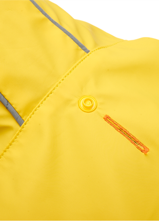 Goo-eez Reflective Hooded Raincoat Geel/Grijs