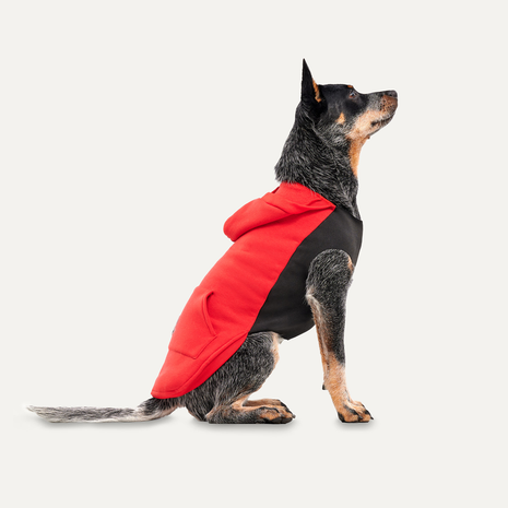 Goo-eez Kangaroo Fleece Hoodie Rood/Zwart