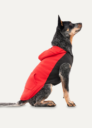 Goo-eez Kangaroo Fleece Hoodie Rood/Zwart