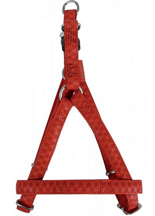 Zolux Szelki regulowane Mac Leather 15mm Czerwone [522055RO]