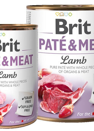 Brit Pate & Meat Dog Lamb puszka 800g