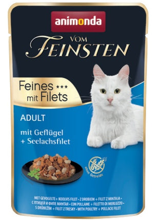 Animonda vom Feinsten Cat Adult Drób + filet z mintaja saszetka 85g