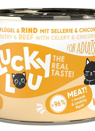 Lucky Lou Lifestage Sterilized Drób i wołowina puszka 200g