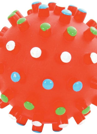 Zolux Zabawka winylowa piłka z wypustkami 10cm [480784]