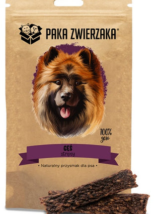 Paka Zwierzaka Stripsy Gęś 100% 70g