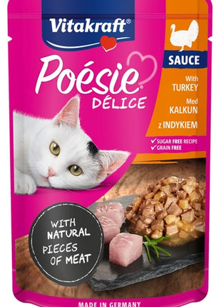 Vitakraft Poesie Deli Sauce indyk saszetka 85g