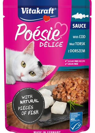 Vitakraft Poesie Deli Sauce dorsz saszetka 85g