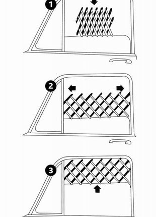 Trixie Kratka wentylacyjna do samochodu duża czarna [13102]