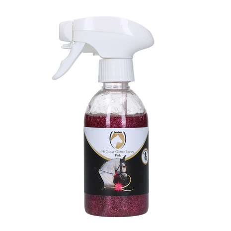 Excellent Horse Hi Gloss Glitter Spray Pink 250 ml
