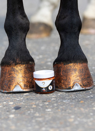 Excellent Horse Hi Gloss Glitter Hoof Polish Orange 150 ml