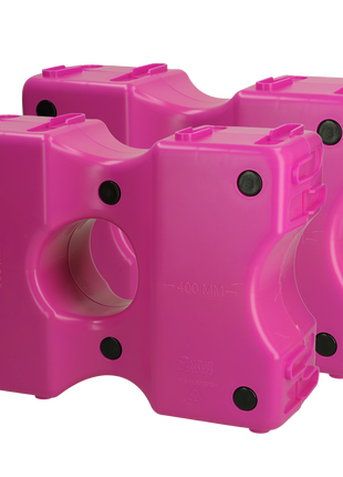 Vplast Cavaletti Hindernisblokken 2 st Roze