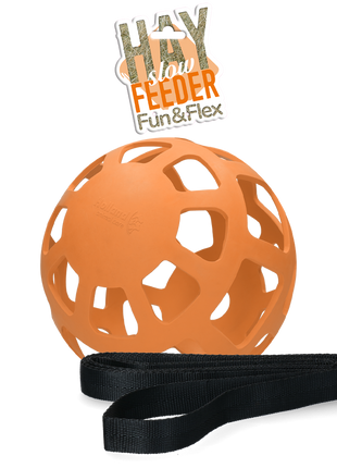 Hay Slow Feeder Fun & Flex Oranje