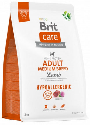 Brit Care Hypoallergenic Adult Medium Lamb 3kg