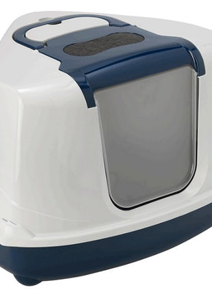 Yarro/Moderna Toaleta narożna z filtrem granatowa [Y3401]