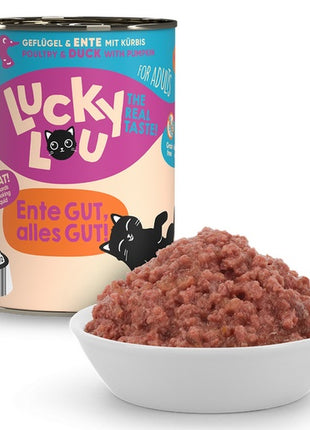Lucky Lou Lifestage Adult Drób i kaczka puszka 400g